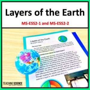 Earth's Layers Close Reading and Lab