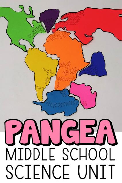 Pangea and Continental Drift Pangea unit for Middle School Science