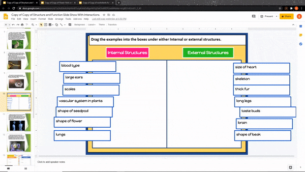 drag and drop activities for google