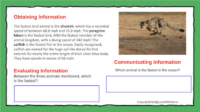 Obtaining, evaluating and communicating information
