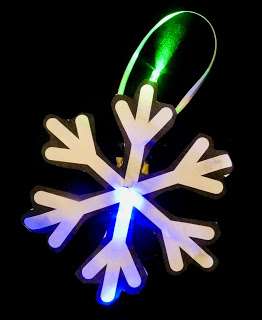 Making a light up snowflake ornament