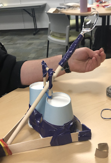 making a snowball launcher stem challenge