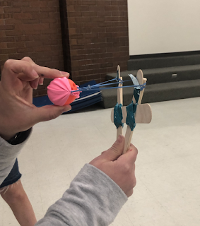 making a snowball launcher stem challenge