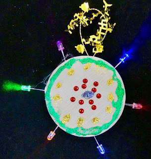 Making a light up ornament for Christmas