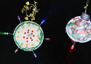 Making a light up ornament for Christmas