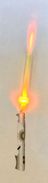 light saber light up paper circuit