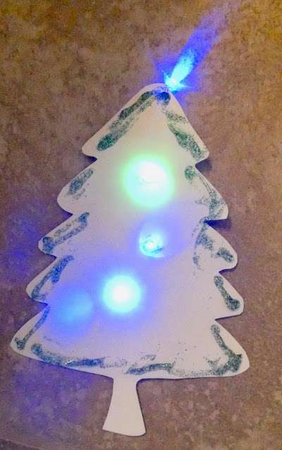 copper tape STEM Christmas Project