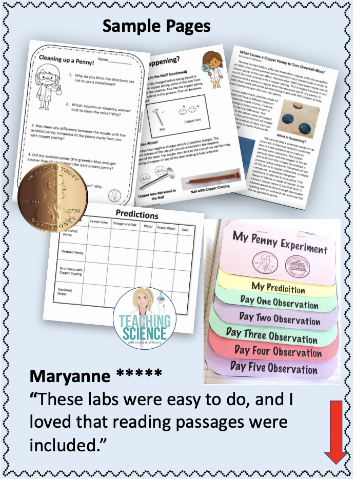 Chemical Reaction with Pennies