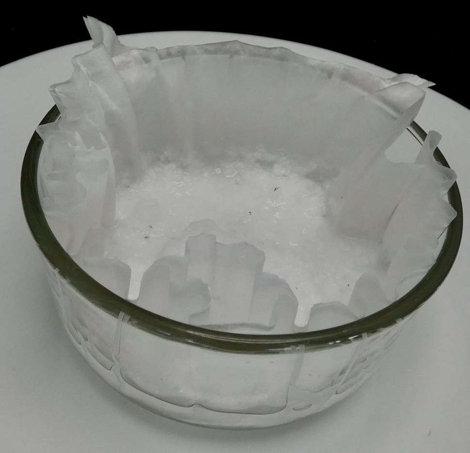 draining the precipitate