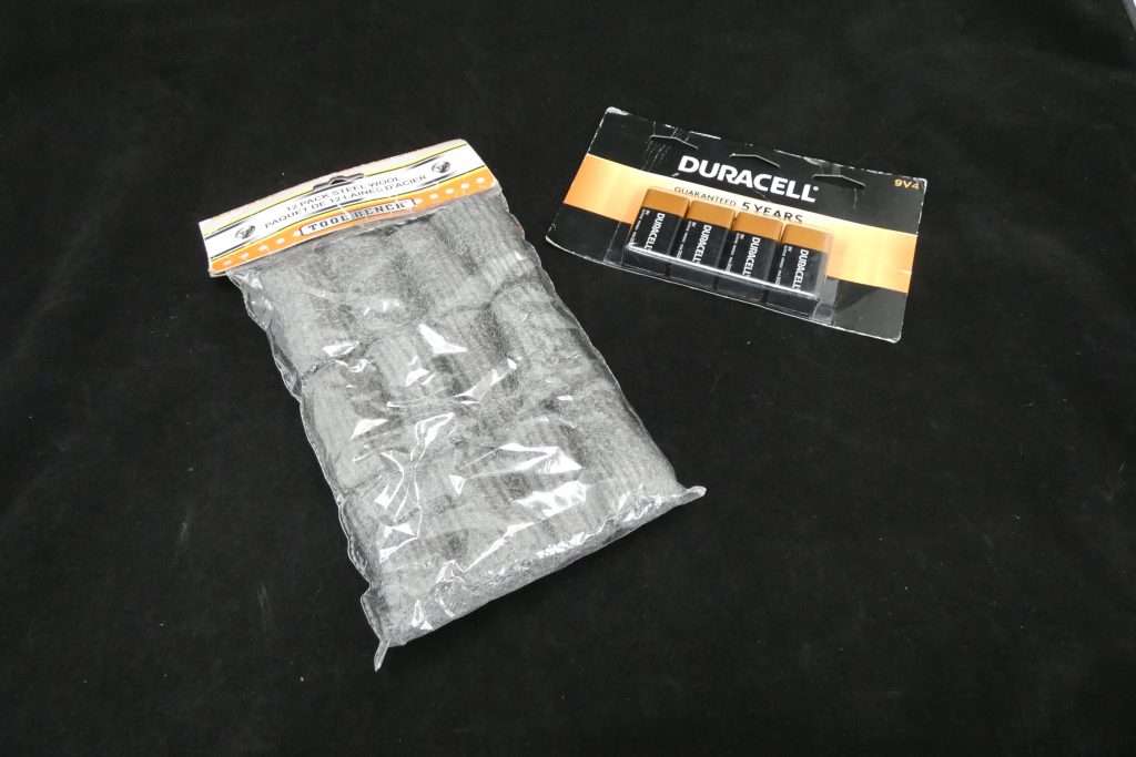 Burning steel wool chemical reaction