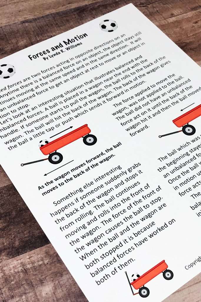 Forces and Motion balanced and unbalanced forces