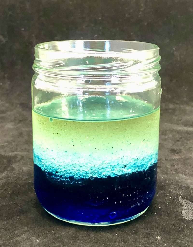 oil and water is a suspension Mixtures & Solutions