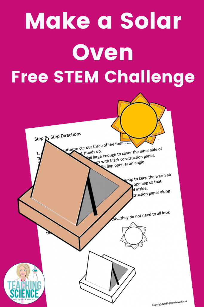 Make a solar oven STEM engineering activty
