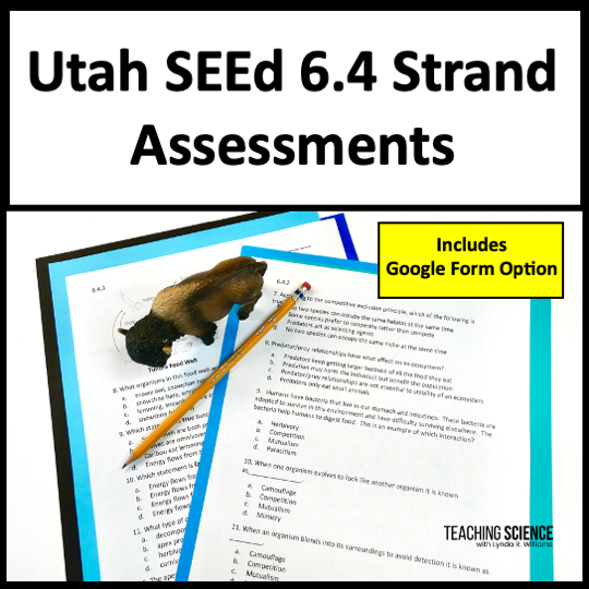 Utah SEEd 6.4 Strand Assessments - Test Prep RISE