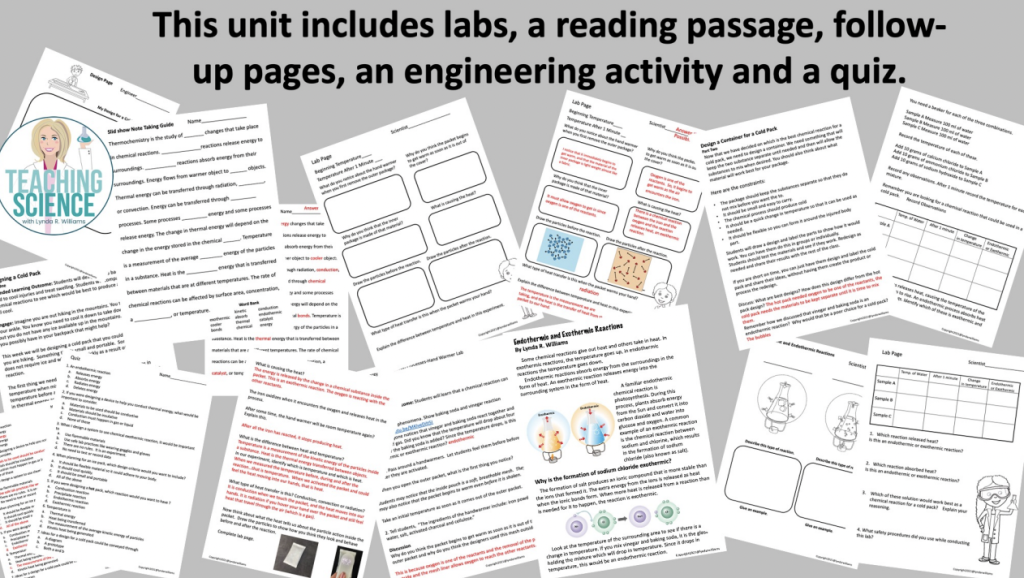 Exothermic and Endothermic reactions