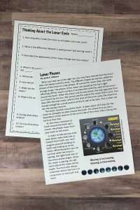 Developing Models Earth, Moon, and Sun System