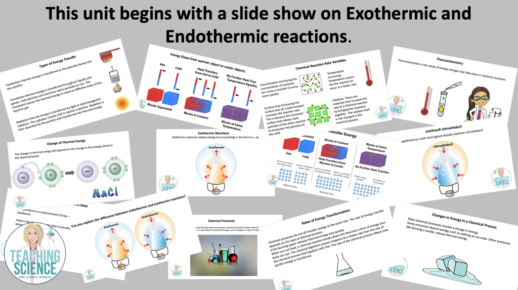 Exothermic and endothermic reactions