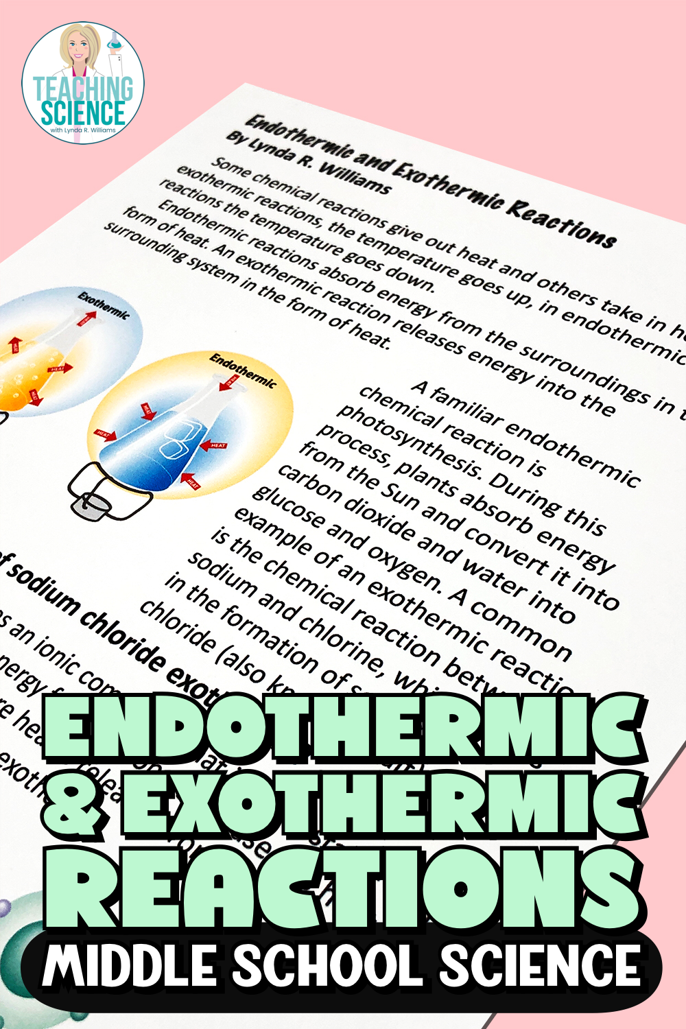 Exothermic and Endothermic Reactions - Middle School Science Unit ...