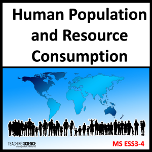 Human population and resource consumption