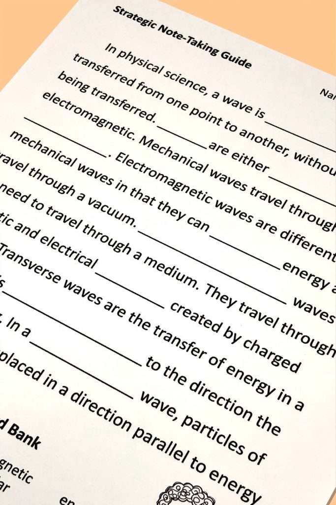 waves for middle school