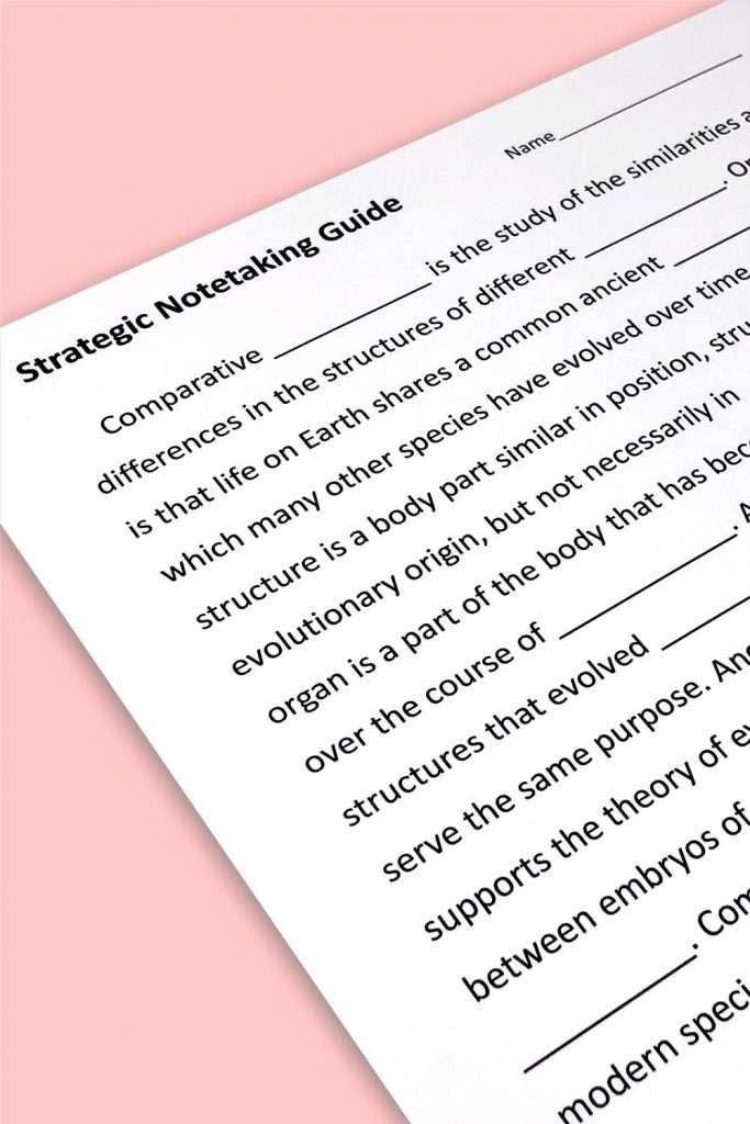 comparing anatomy and embryology