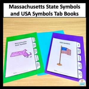 Massachusetts State Symbols Tab Book