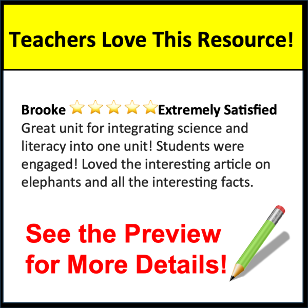 Reading Comprehension Unit on Elephants - Image 4