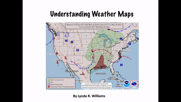 How to read a weather map