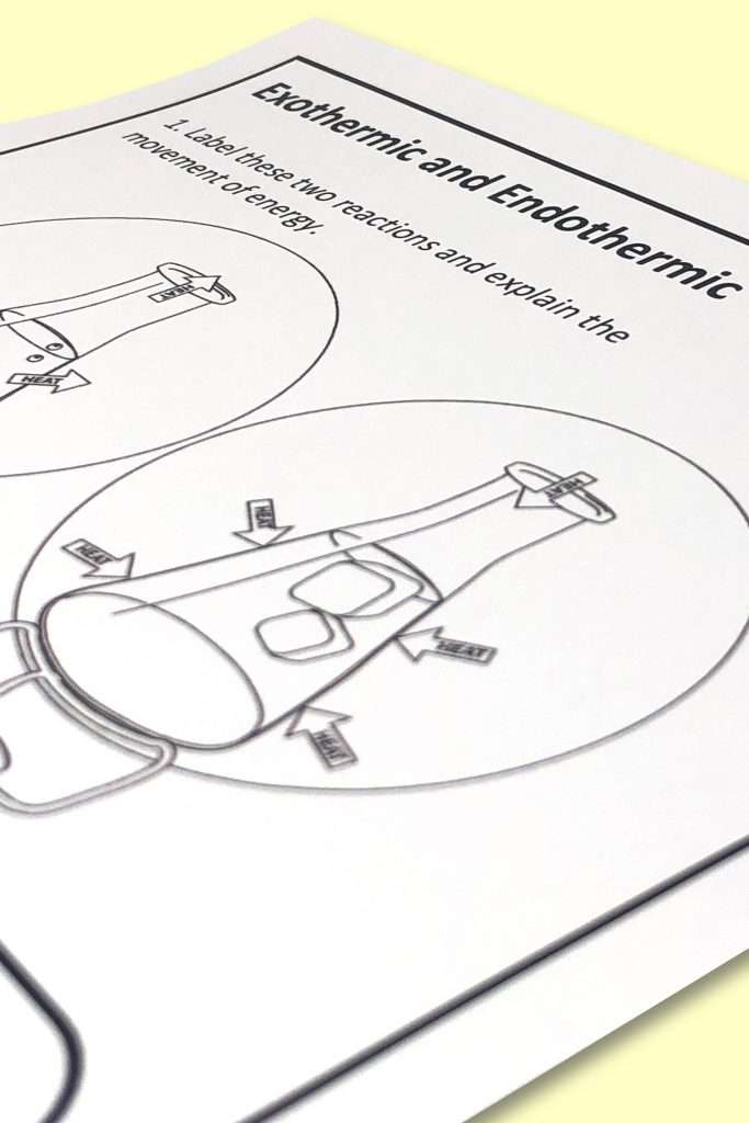 exothermic and endothermic reactions