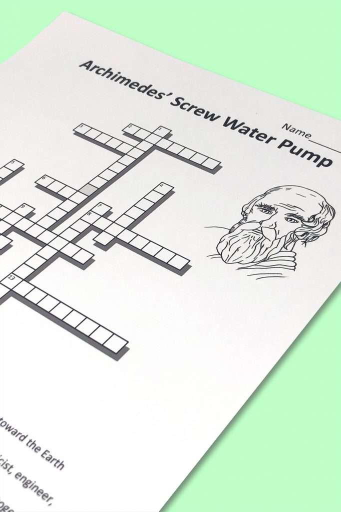 Archimedes' Water Pump
