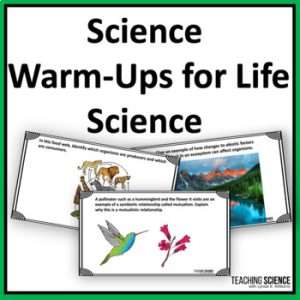 Life Science Warm-ups