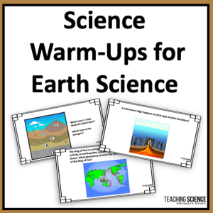 Science Warm-Ups for Earth Science