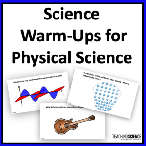 Science Warm-Ups for Physical Science