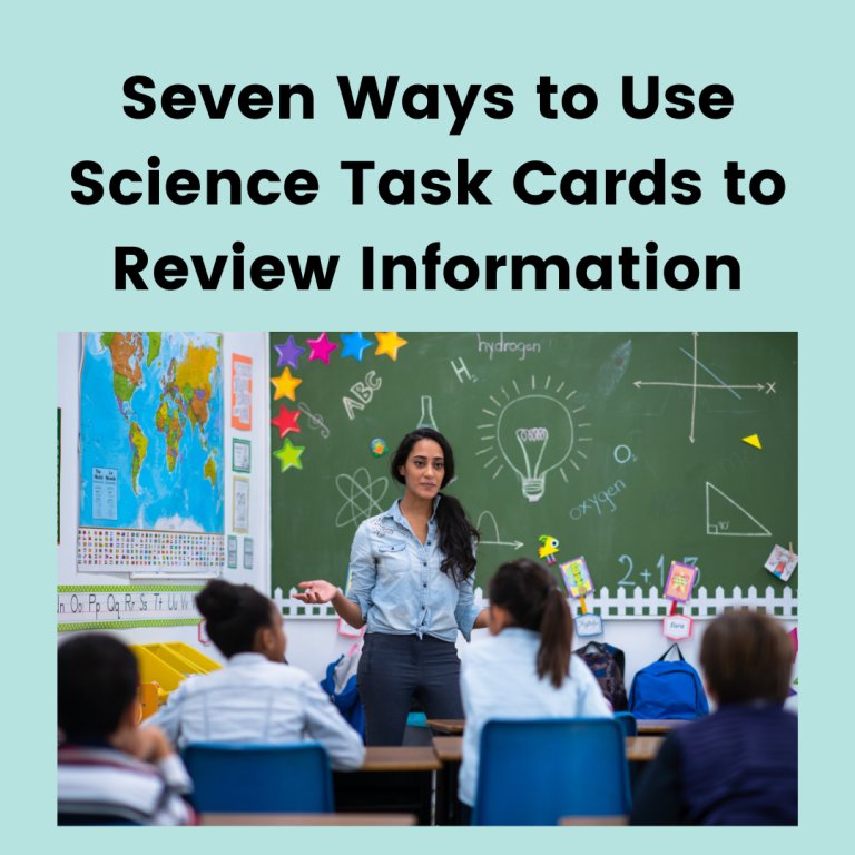 seven ways to use science task cards