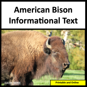 bison informational text