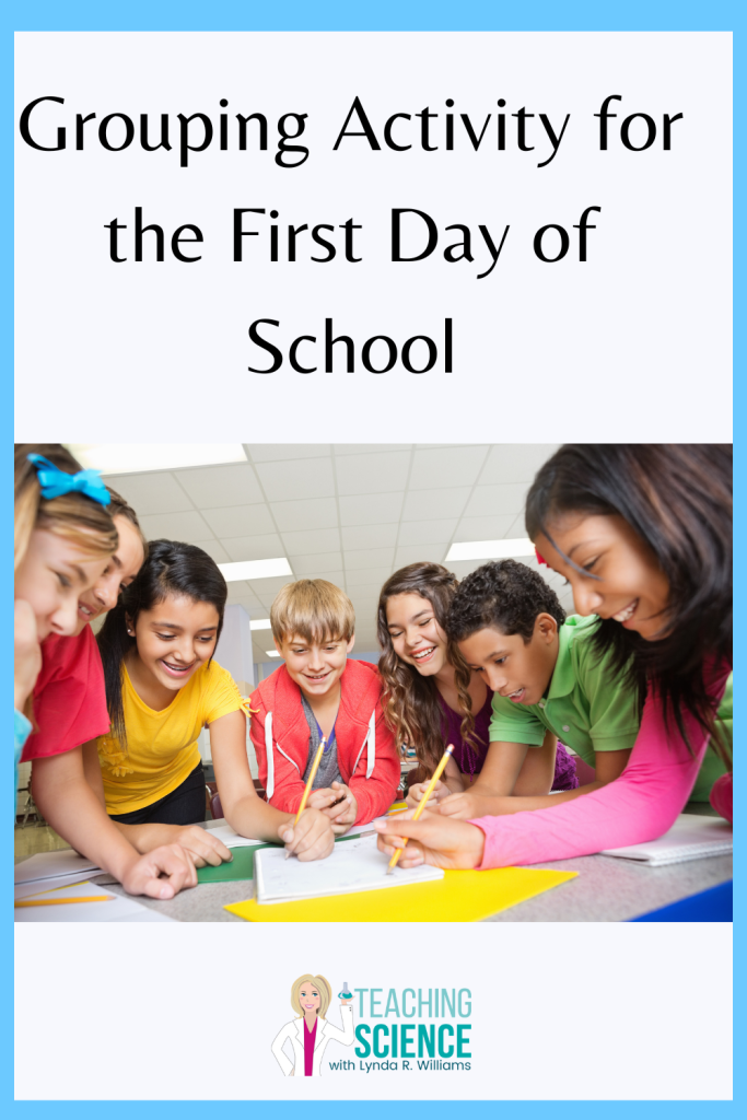 First Day of School Activity