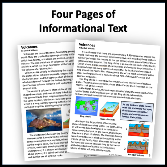 Volcanoes Informational Text Activities - Image 2