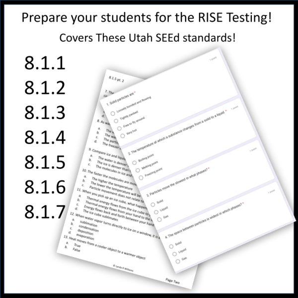 Utah SEEd 8.1 assessments 