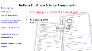 Indiana Eighth Grade Assessments