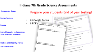 Indiana Seventh Grade Assessments