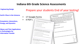 Indiana Sixth Grade Assessments