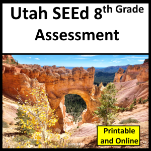 Utah SEEd 8th grade Assessment