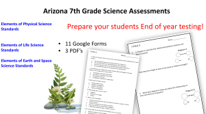 Arizona Seventh Grade Assessments