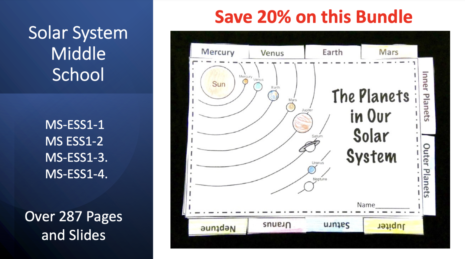 Solar System Bundle for Middle School Science