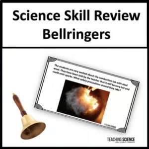 Science Bell Ringers Science Skills Lab Safety
