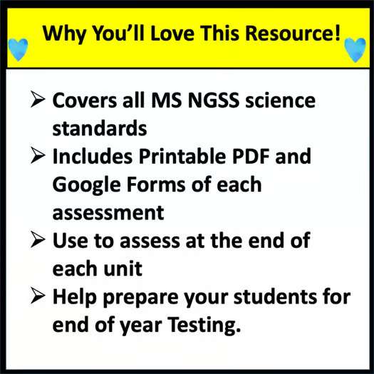 NGSS test prep bundle