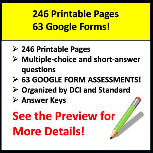 NGSS test prep bundle