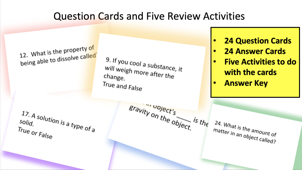 Guided Notes conservation of matter
