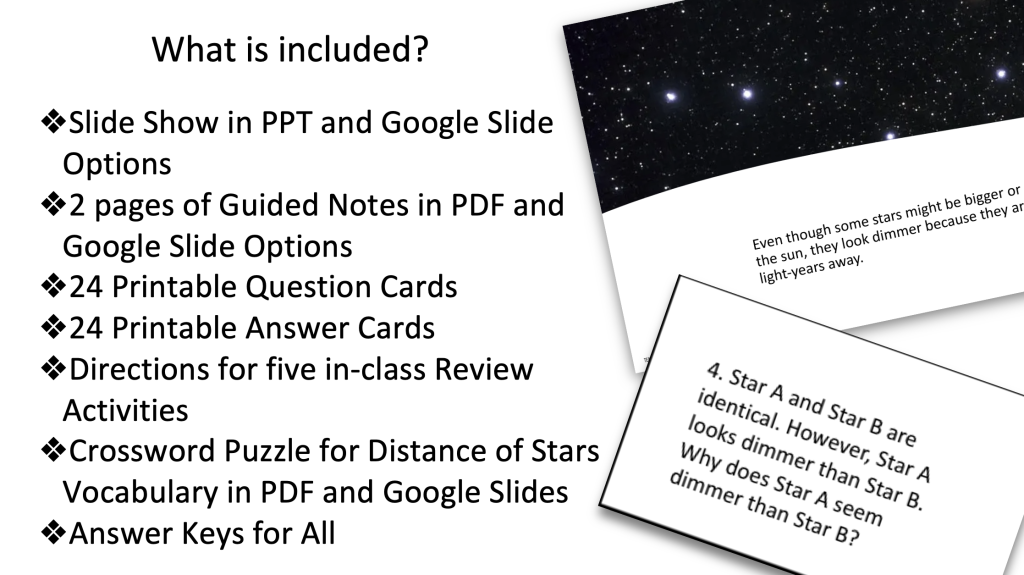 5-ESS1-1. Distance to stars