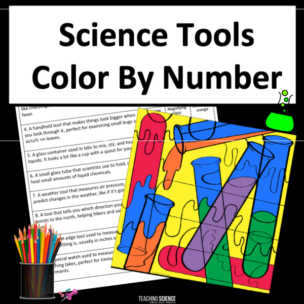 Science Tools Science Color By Number for Fast Finishers Color By Code